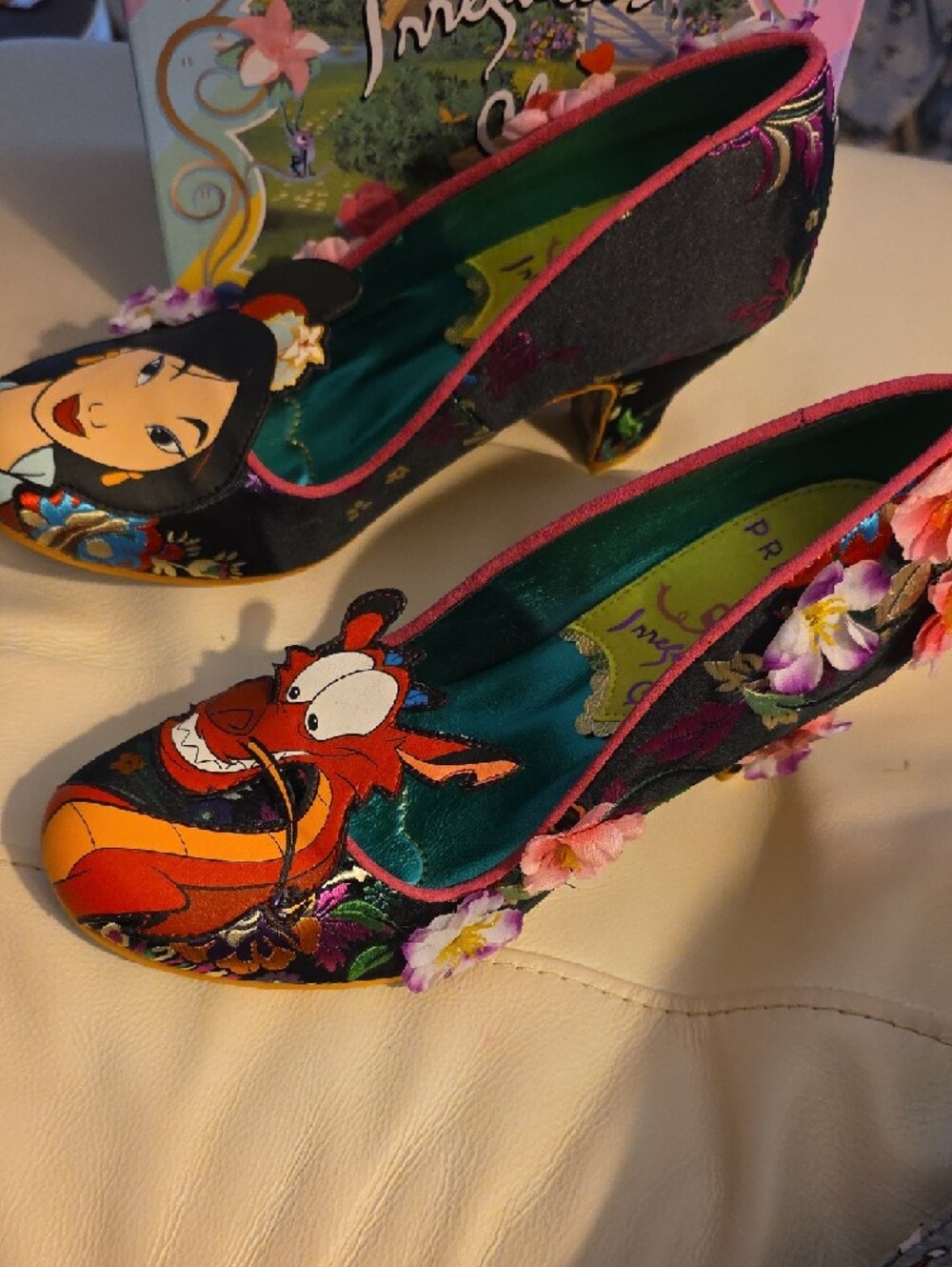 Disney's Mulan Woman's Heels By Irregular Choice NWT UK 40 - Picture 4 of 16